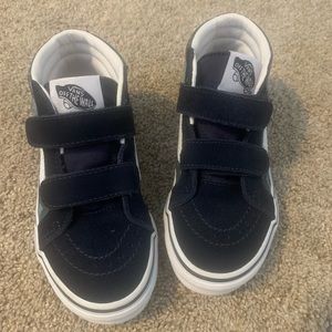 Like New Boys Cameo and Black High Top Vans